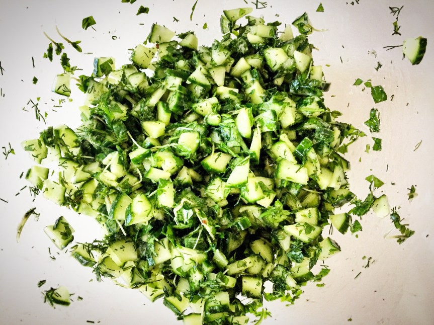 Gurken-Relish mit Dill und&nbsp;Kresse