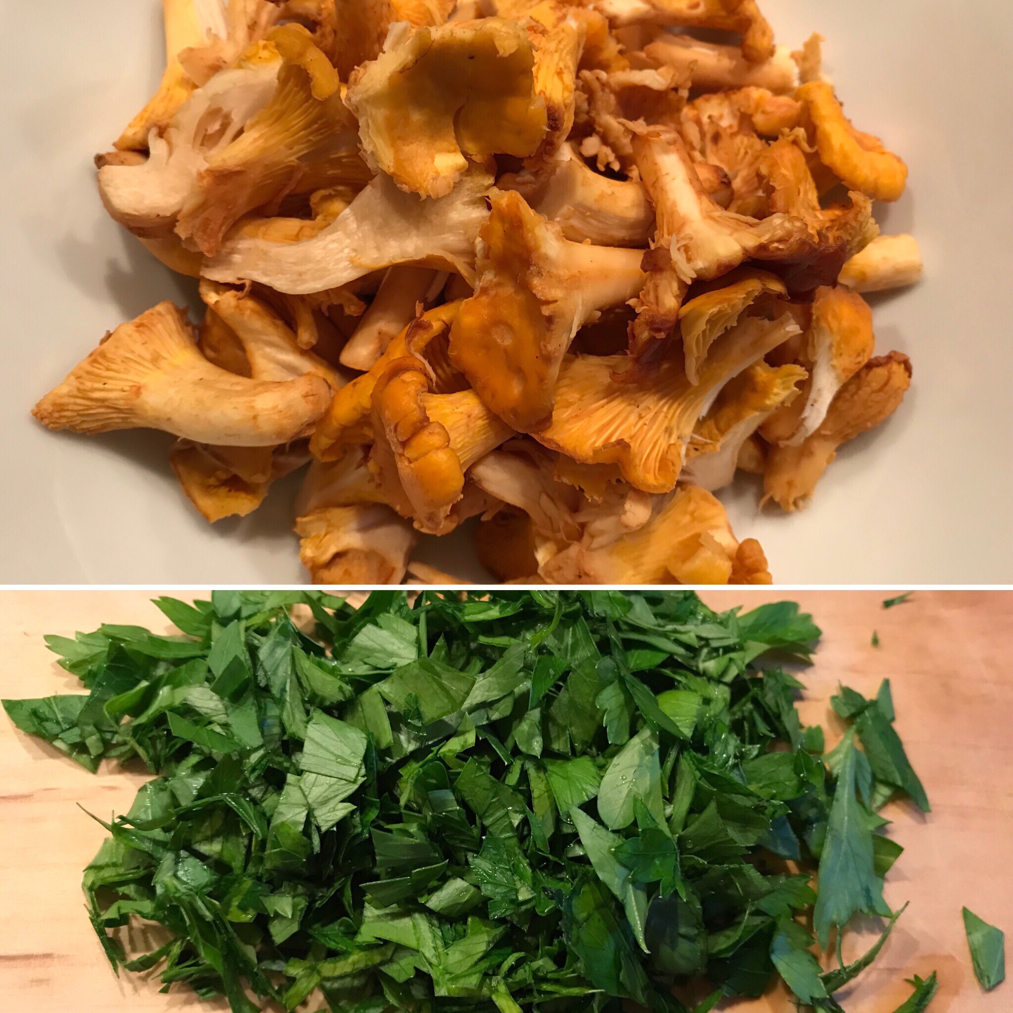 pfifferlinge mit speck zwiebeln und sahne
