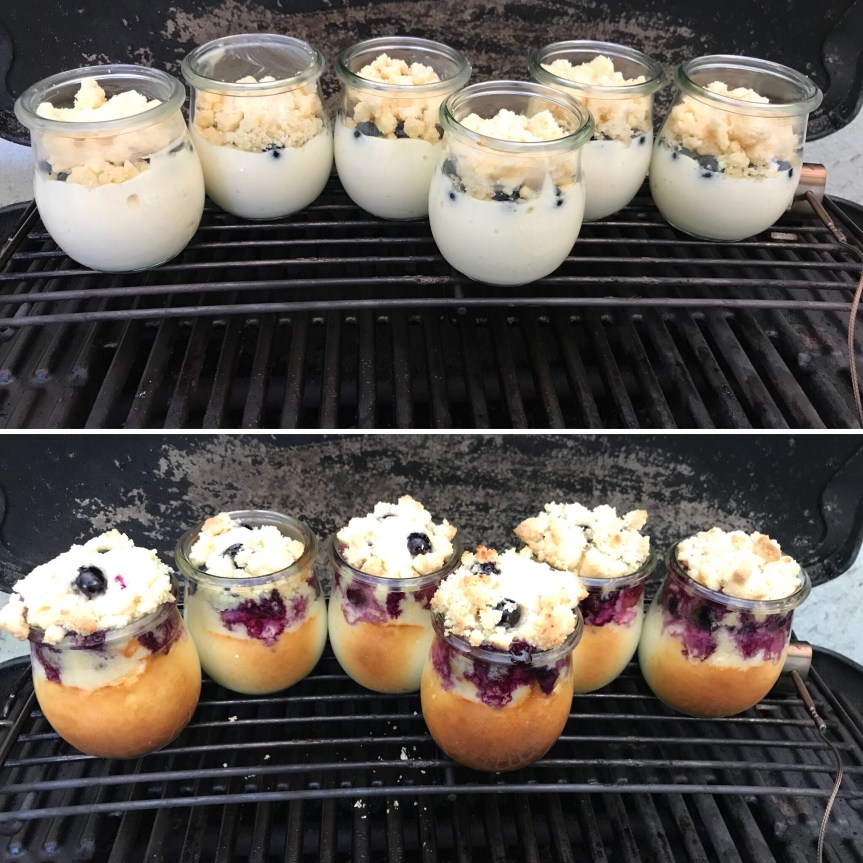 Heidelbeer-Käsekuchen Grill