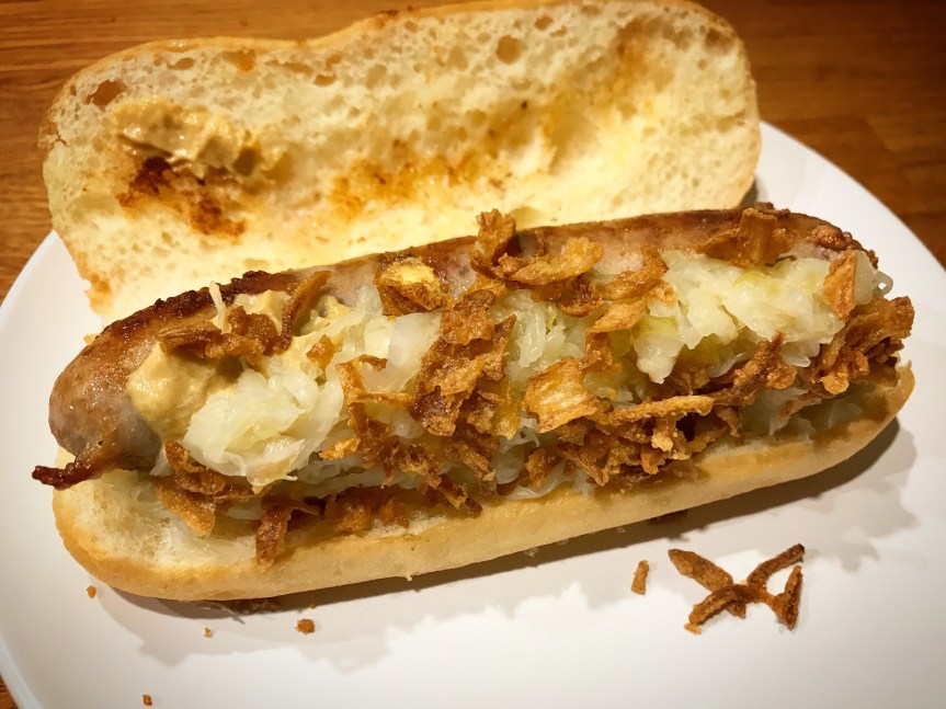 Sauerkraut-Hotdog