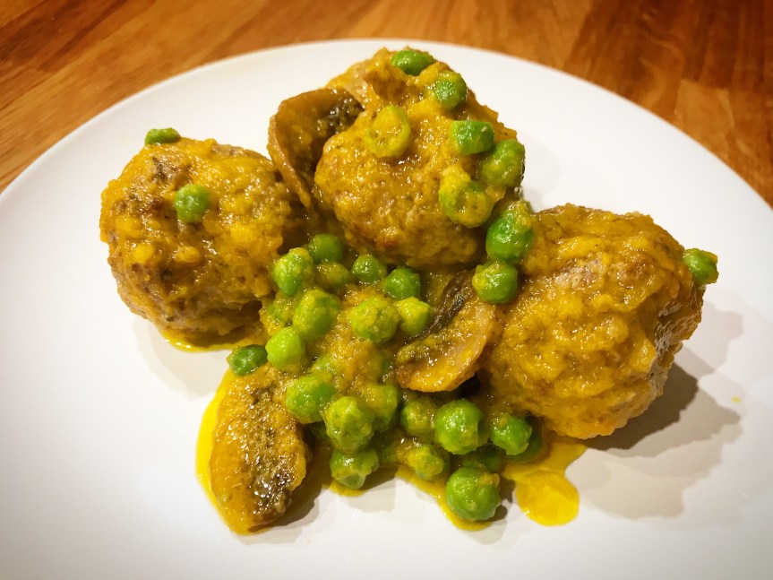Albondigas a la jardinera